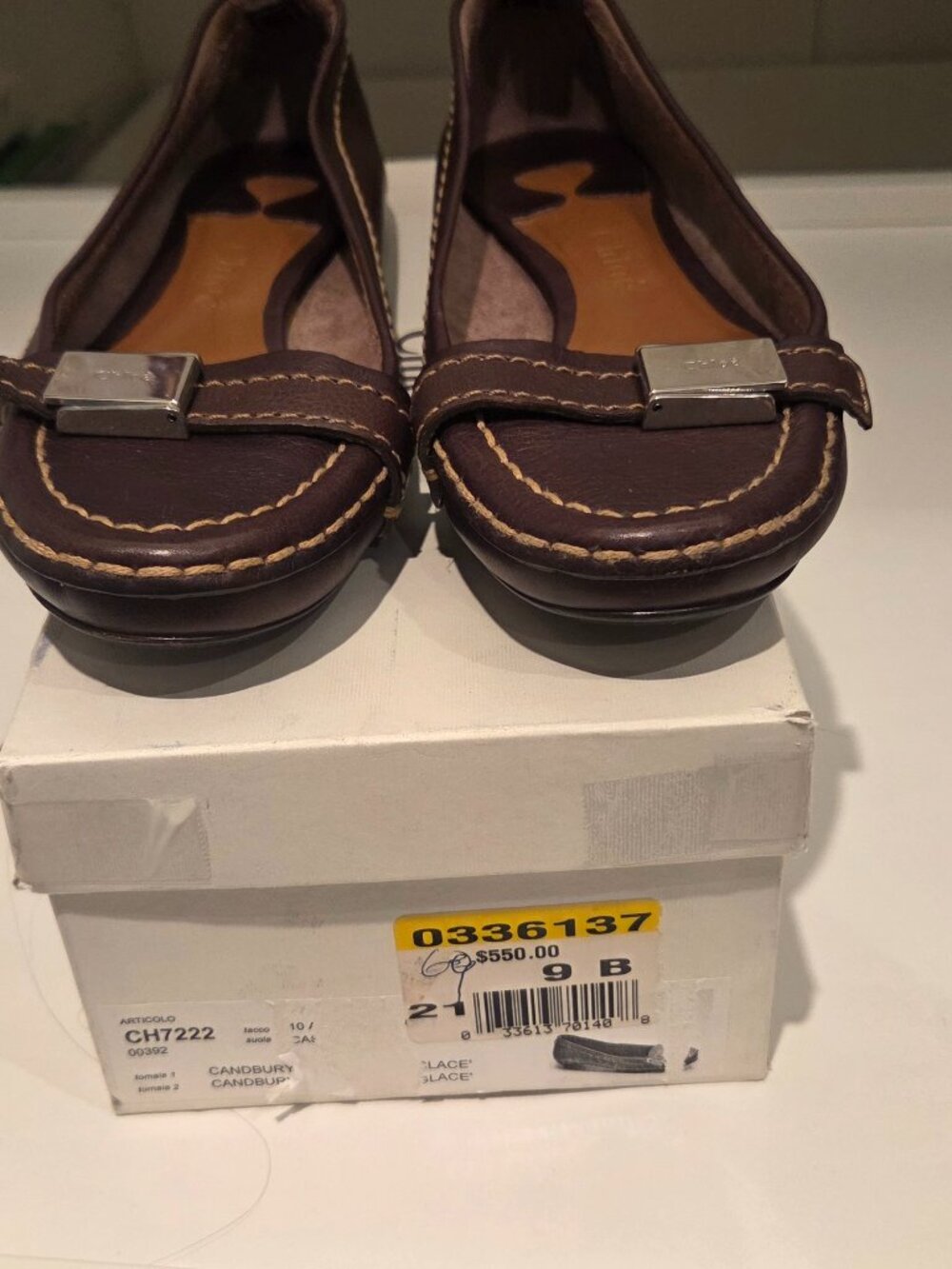 Chloe leather flats